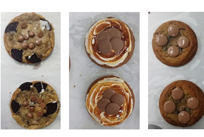 create 4 professional cookie recipes for your cafe or bakery
